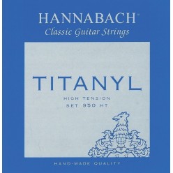 Hannabach 7165200 Struny do gitary klasycznej Serie 950 High tension Titanyl